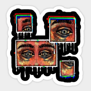 magic eyes Sticker